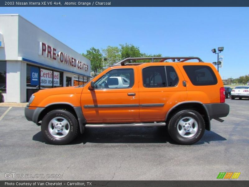 Atomic Orange / Charcoal 2003 Nissan Xterra XE V6 4x4