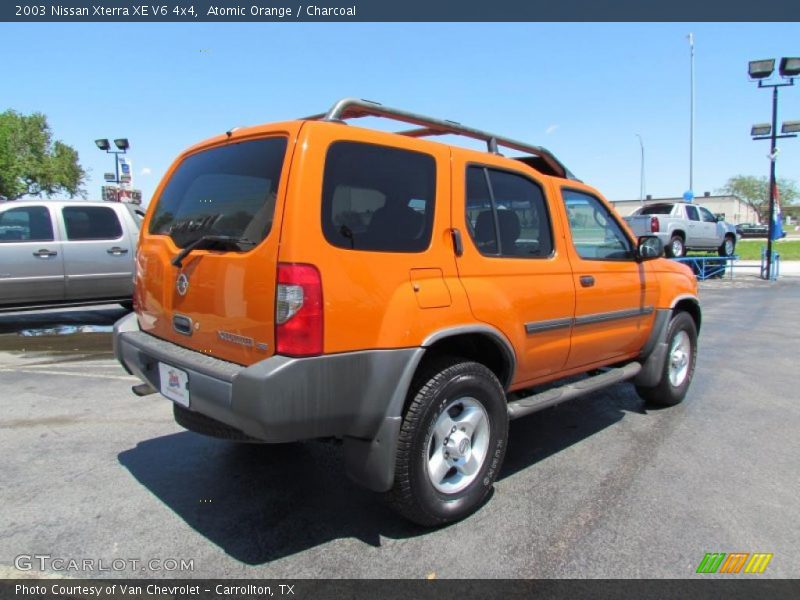 Atomic Orange / Charcoal 2003 Nissan Xterra XE V6 4x4
