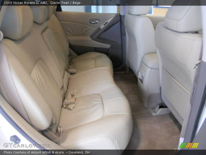 Glacier Pearl / Beige 2009 Nissan Murano SL AWD