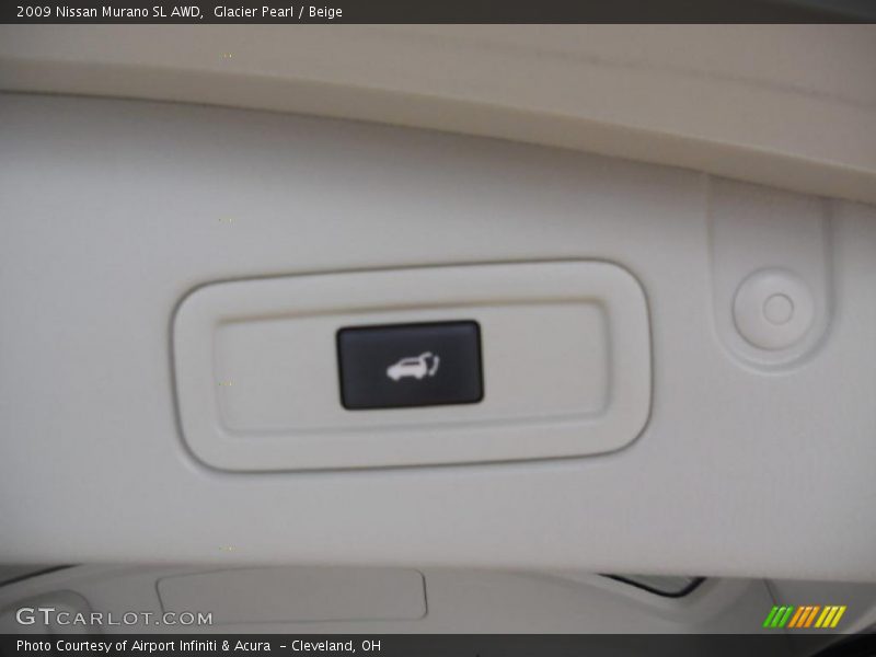 Glacier Pearl / Beige 2009 Nissan Murano SL AWD