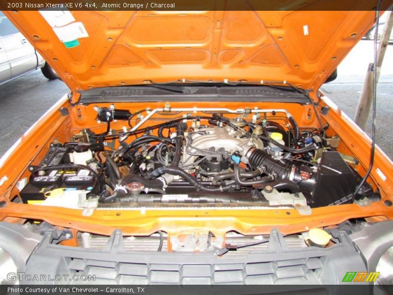 Atomic Orange / Charcoal 2003 Nissan Xterra XE V6 4x4