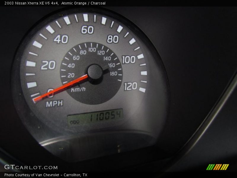 Atomic Orange / Charcoal 2003 Nissan Xterra XE V6 4x4