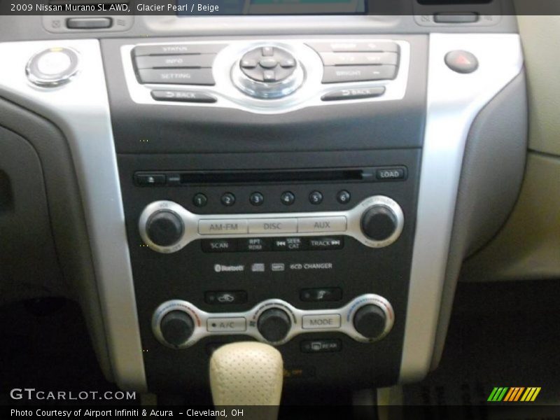 Glacier Pearl / Beige 2009 Nissan Murano SL AWD