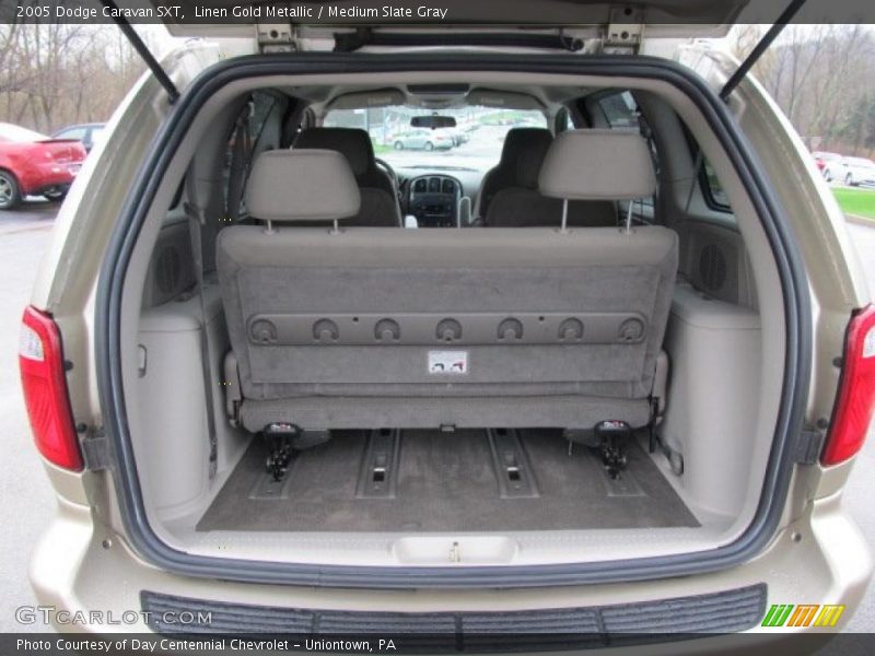 Linen Gold Metallic / Medium Slate Gray 2005 Dodge Caravan SXT