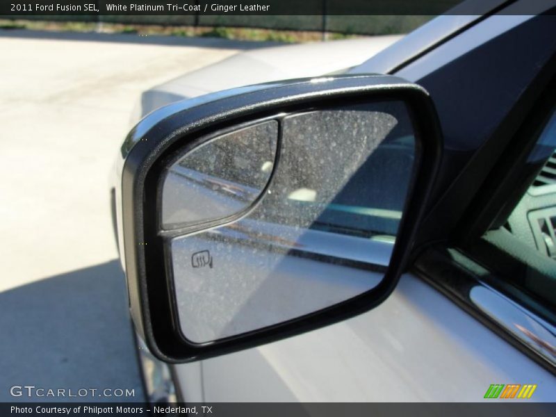 White Platinum Tri-Coat / Ginger Leather 2011 Ford Fusion SEL