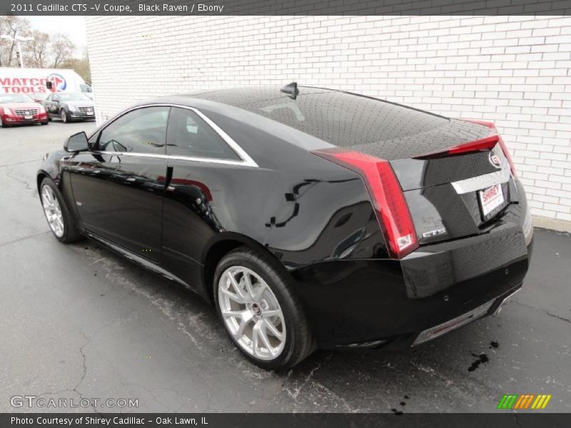 Black Raven / Ebony 2011 Cadillac CTS -V Coupe