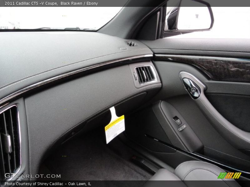 Black Raven / Ebony 2011 Cadillac CTS -V Coupe