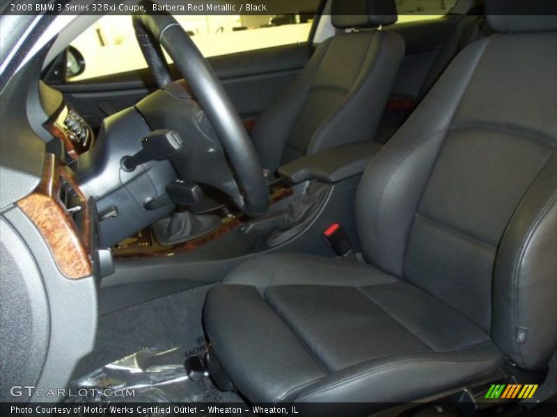 Barbera Red Metallic / Black 2008 BMW 3 Series 328xi Coupe