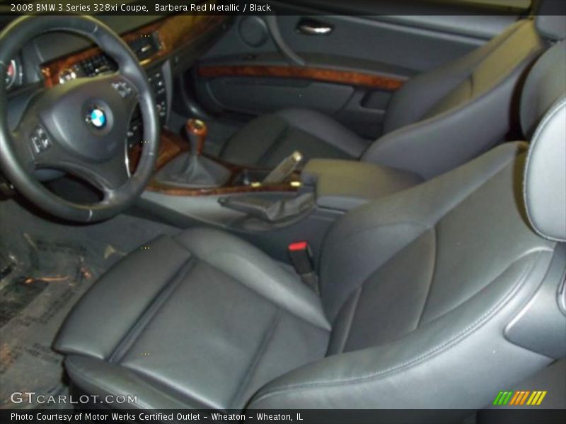 Barbera Red Metallic / Black 2008 BMW 3 Series 328xi Coupe