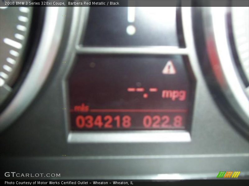 Barbera Red Metallic / Black 2008 BMW 3 Series 328xi Coupe