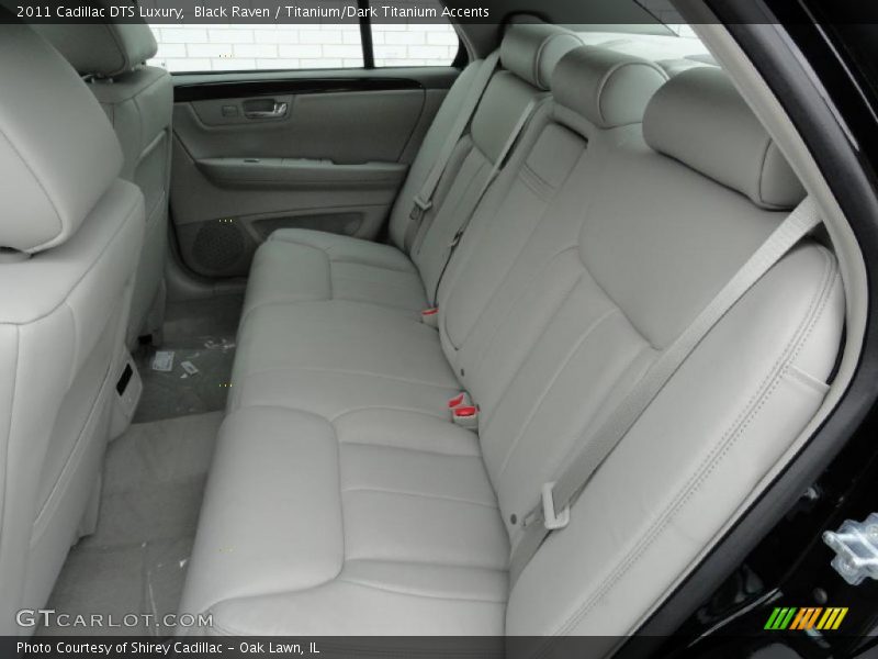 Black Raven / Titanium/Dark Titanium Accents 2011 Cadillac DTS Luxury