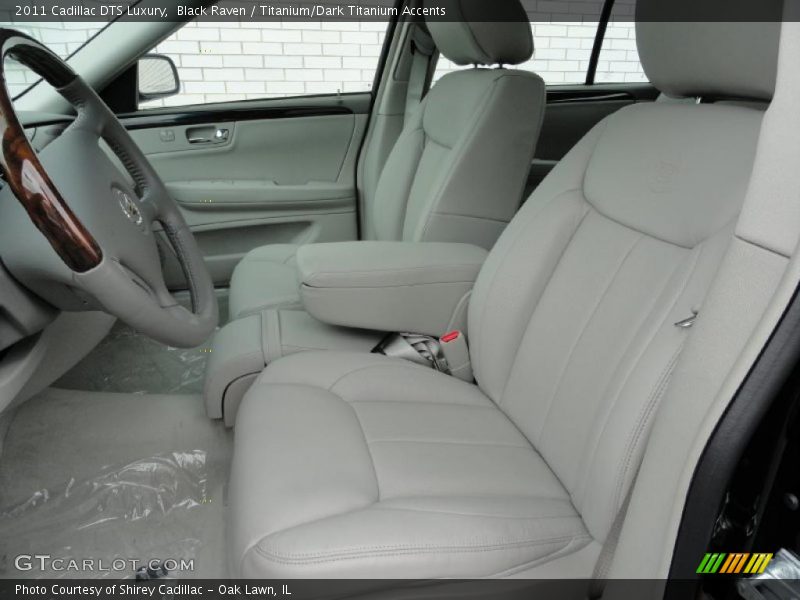 Black Raven / Titanium/Dark Titanium Accents 2011 Cadillac DTS Luxury