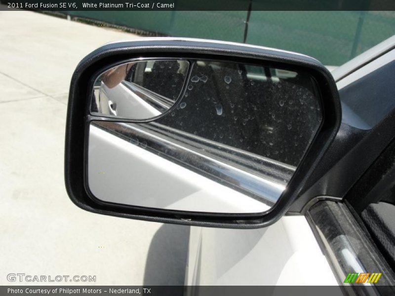 White Platinum Tri-Coat / Camel 2011 Ford Fusion SE V6
