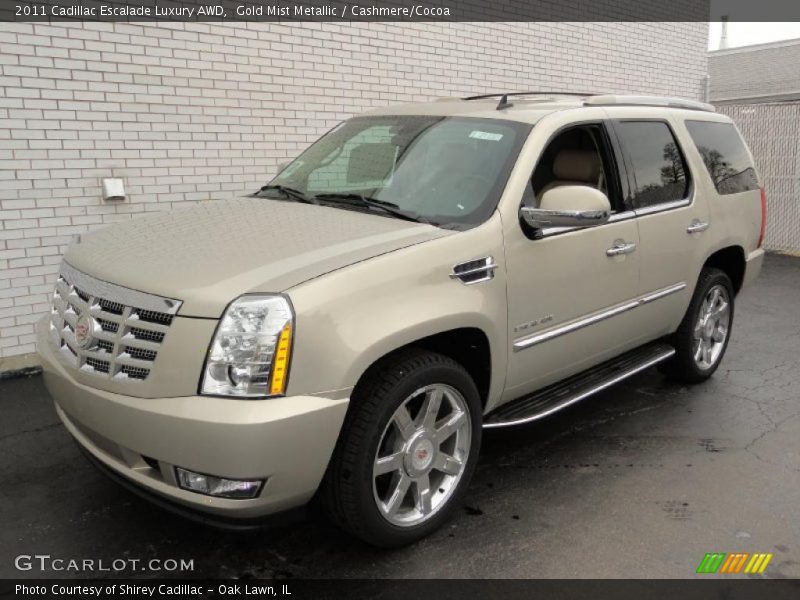 Gold Mist Metallic / Cashmere/Cocoa 2011 Cadillac Escalade Luxury AWD