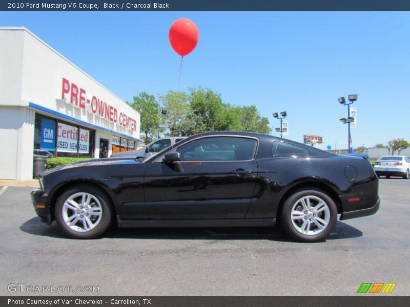 Black / Charcoal Black 2010 Ford Mustang V6 Coupe