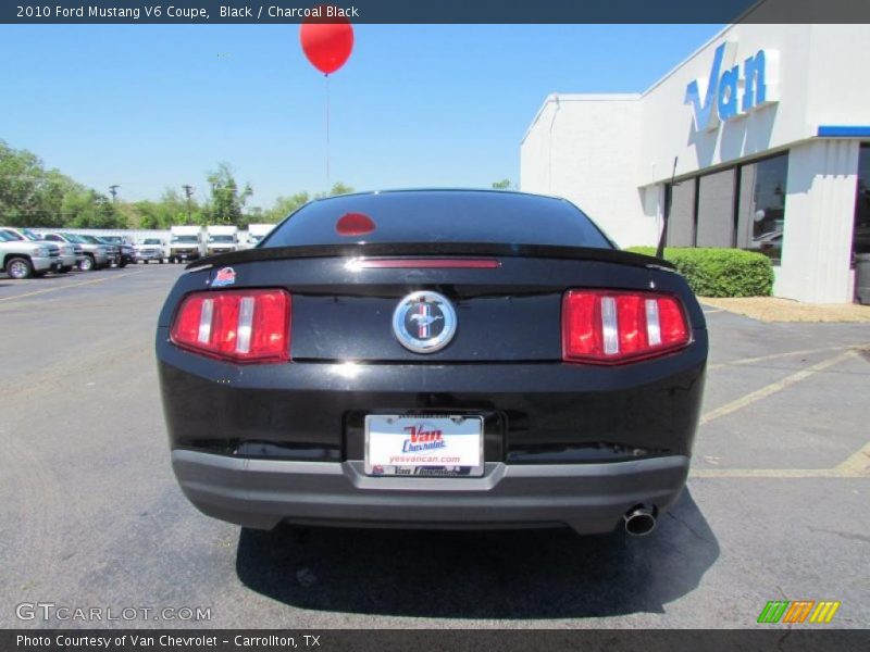 Black / Charcoal Black 2010 Ford Mustang V6 Coupe