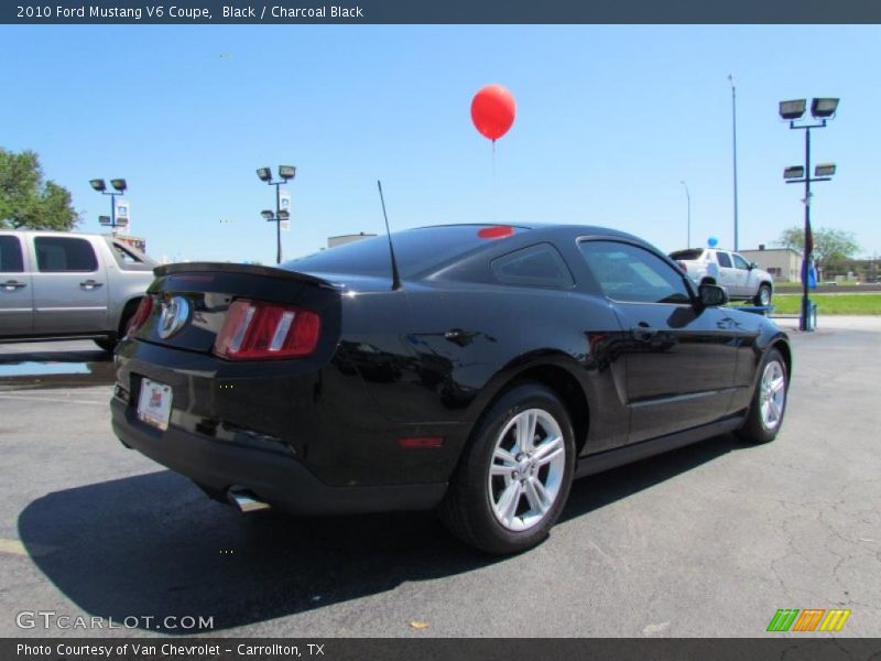 Black / Charcoal Black 2010 Ford Mustang V6 Coupe