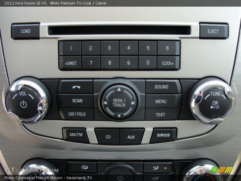 White Platinum Tri-Coat / Camel 2011 Ford Fusion SE V6