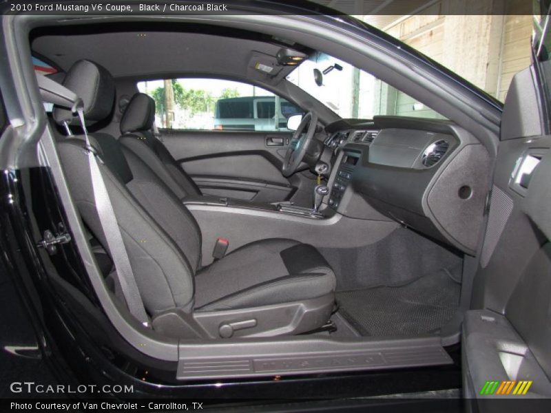 Black / Charcoal Black 2010 Ford Mustang V6 Coupe
