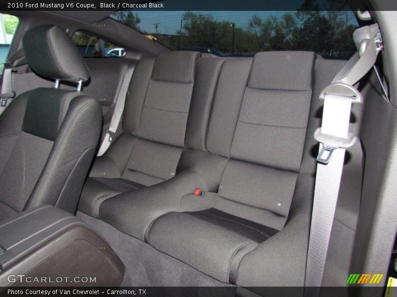 Black / Charcoal Black 2010 Ford Mustang V6 Coupe