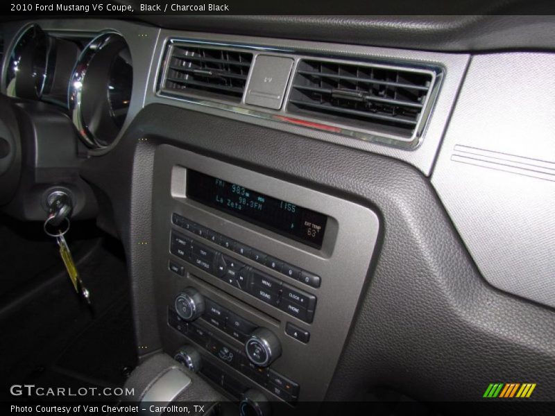 Black / Charcoal Black 2010 Ford Mustang V6 Coupe