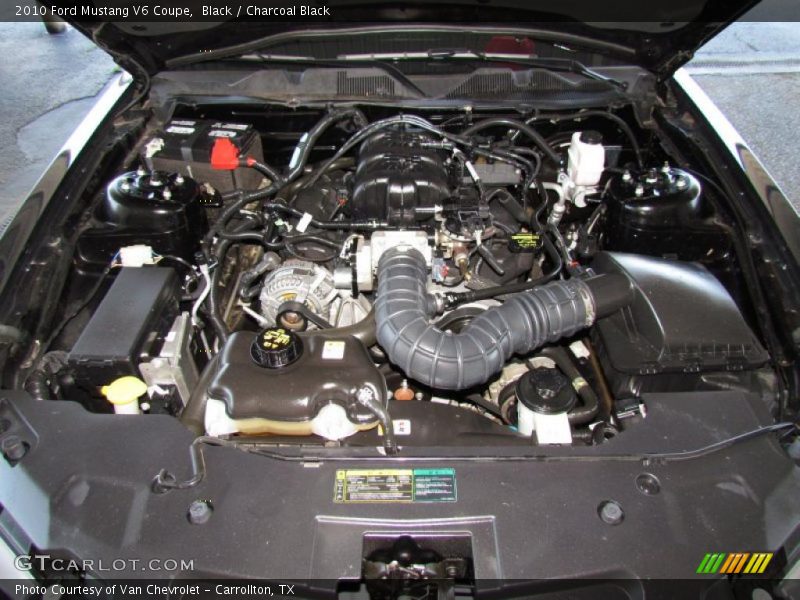 Black / Charcoal Black 2010 Ford Mustang V6 Coupe