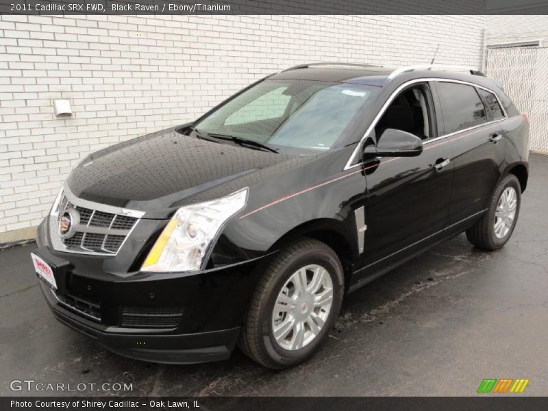 Black Raven / Ebony/Titanium 2011 Cadillac SRX FWD