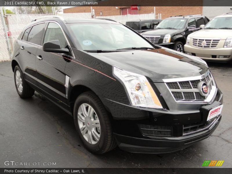 Black Raven / Ebony/Titanium 2011 Cadillac SRX FWD