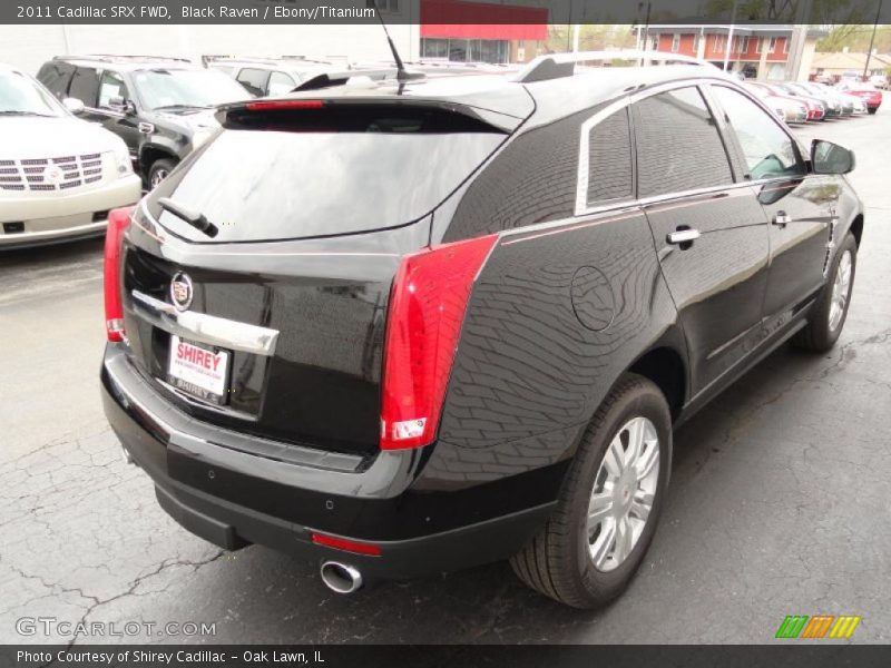 Black Raven / Ebony/Titanium 2011 Cadillac SRX FWD
