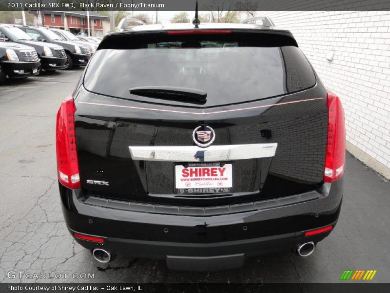 Black Raven / Ebony/Titanium 2011 Cadillac SRX FWD