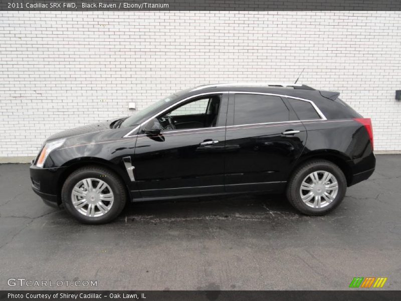 Black Raven / Ebony/Titanium 2011 Cadillac SRX FWD
