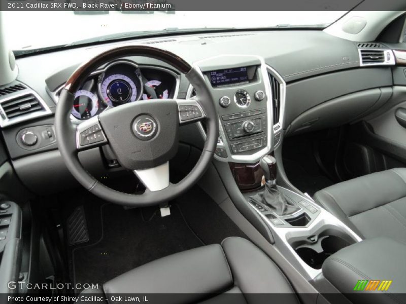 Black Raven / Ebony/Titanium 2011 Cadillac SRX FWD