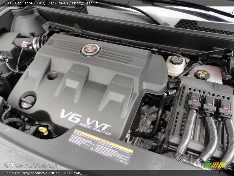 Black Raven / Ebony/Titanium 2011 Cadillac SRX FWD
