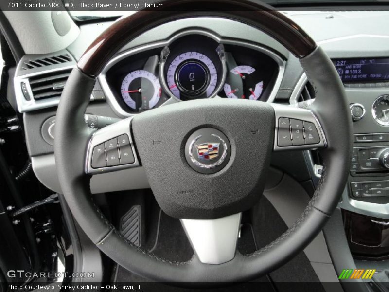 Black Raven / Ebony/Titanium 2011 Cadillac SRX FWD