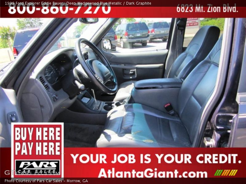 Deep Wedgewood Blue Metallic / Dark Graphite 1999 Ford Explorer Eddie Bauer