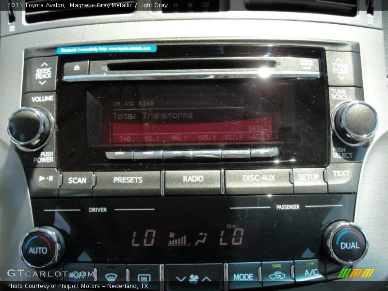 Magnetic Gray Metallic / Light Gray 2011 Toyota Avalon