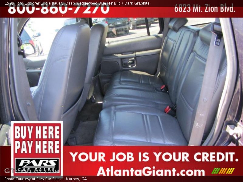 Deep Wedgewood Blue Metallic / Dark Graphite 1999 Ford Explorer Eddie Bauer