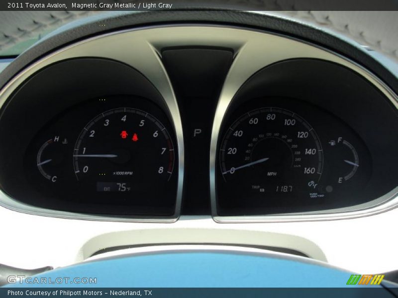 Magnetic Gray Metallic / Light Gray 2011 Toyota Avalon