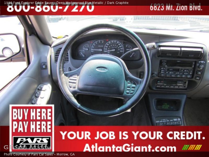 Deep Wedgewood Blue Metallic / Dark Graphite 1999 Ford Explorer Eddie Bauer