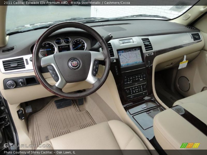 Cashmere/Cocoa Interior - 2011 Escalade ESV Premium AWD 