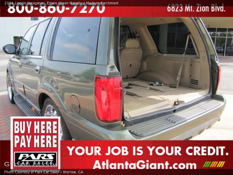 Estate Green Metallic / Medium Parchment 2001 Lincoln Navigator
