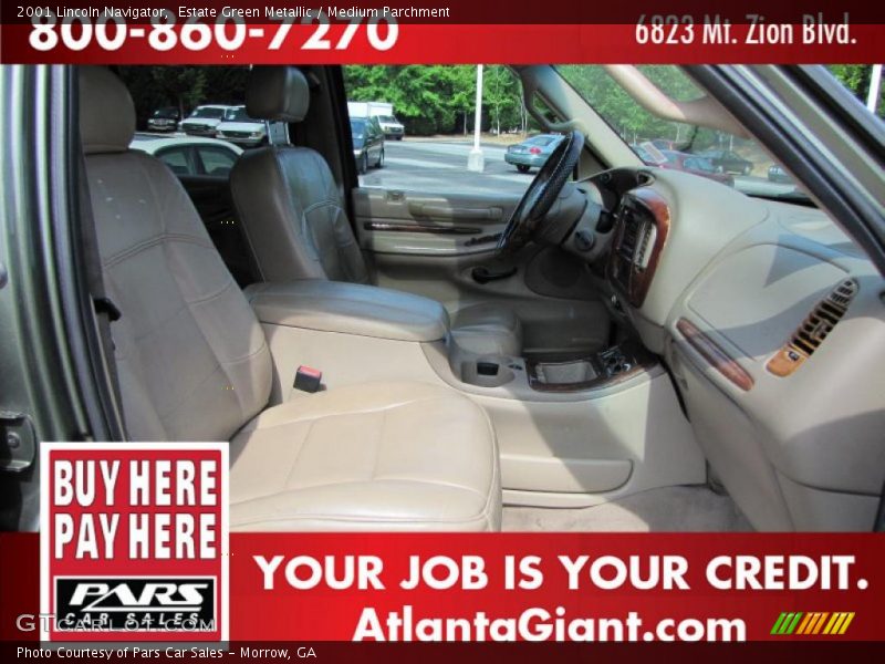 Estate Green Metallic / Medium Parchment 2001 Lincoln Navigator