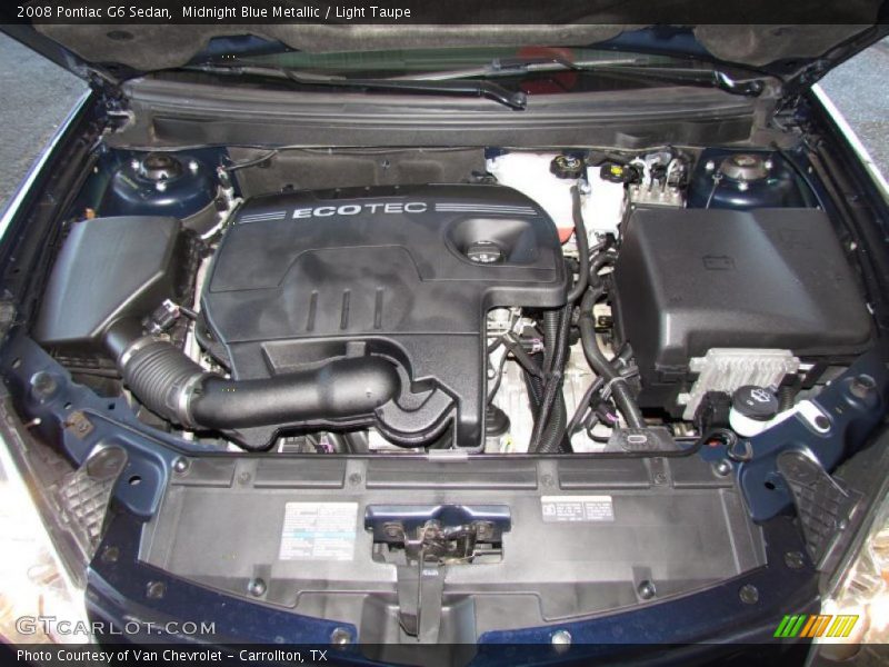 Midnight Blue Metallic / Light Taupe 2008 Pontiac G6 Sedan