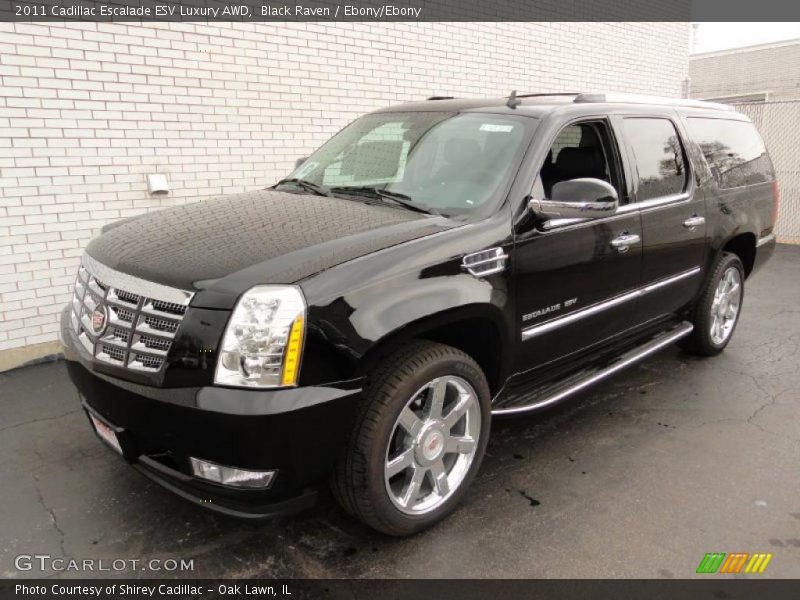 Front 3/4 View of 2011 Escalade ESV Luxury AWD