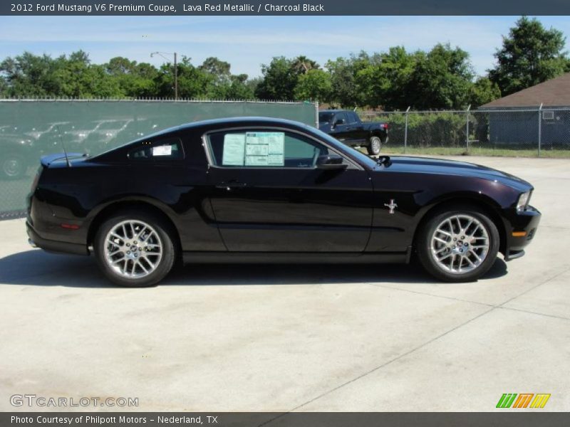  2012 Mustang V6 Premium Coupe Lava Red Metallic