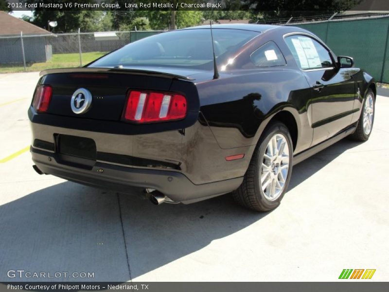  2012 Mustang V6 Premium Coupe Lava Red Metallic