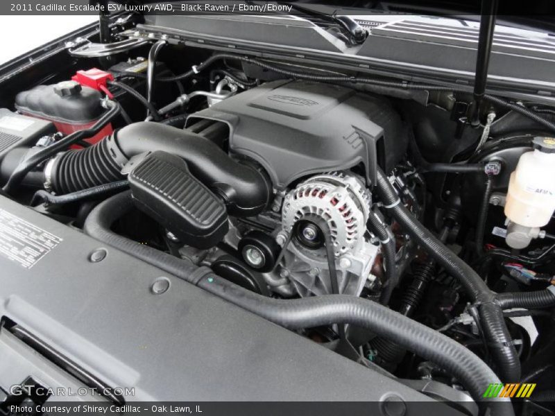  2011 Escalade ESV Luxury AWD Engine - 6.2 Liter OHV 16-Valve VVT Flex-Fuel V8