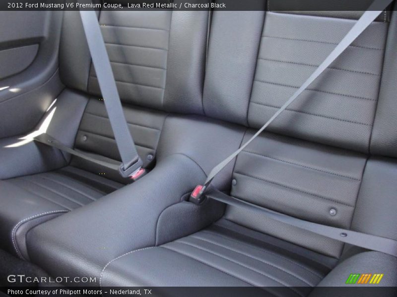  2012 Mustang V6 Premium Coupe Charcoal Black Interior