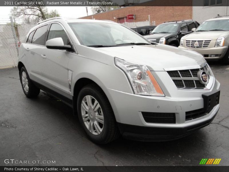 Radiant Silver Metallic / Titanium/Ebony 2011 Cadillac SRX FWD