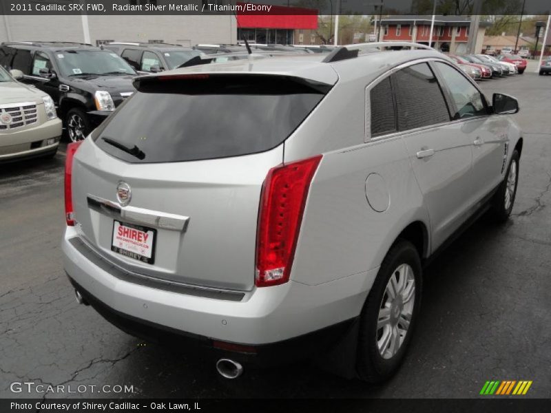 Radiant Silver Metallic / Titanium/Ebony 2011 Cadillac SRX FWD